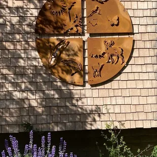 Lovely plaque outside the visitor center