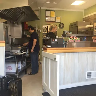 Kitchen. They cook in front of you