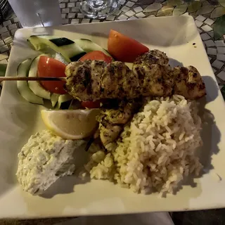 Chicken Soulvaki Plate