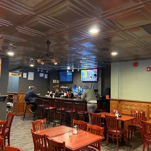 the interior of a restaurant
