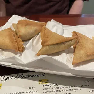 Chickpea Samosas
