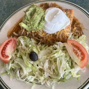 a plate of food