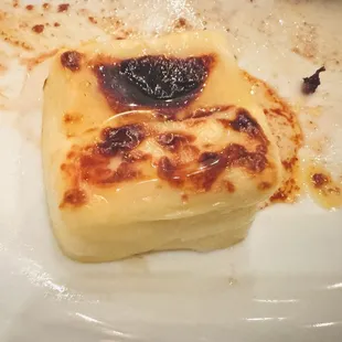 Fried Cheese with Honey