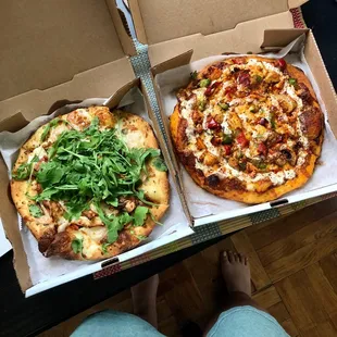 Aegean w/ arugula. Barcelona w/ EGE sauce.
