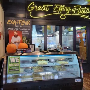 Great Effing Pasta on display