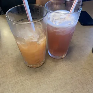 Very fresh juices