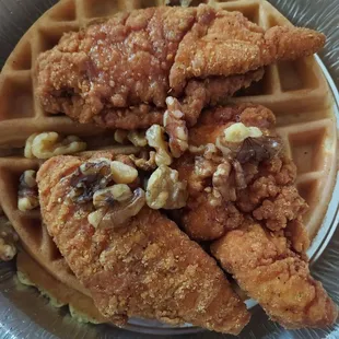Chicken and waffle