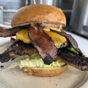 Short rib burger