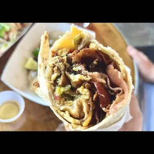Breakfast burrito