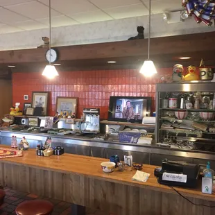 the counter and counter area