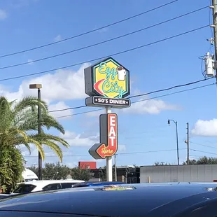 a car parked in a parking lot