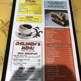 menu, sushi and sashimi