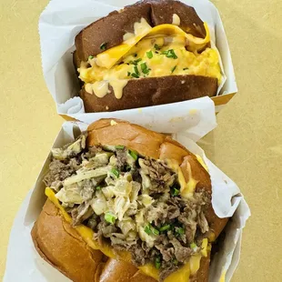 Beef bulgogi sandwich and the spamtastic sandwich