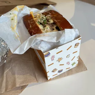 Beef bulgogi sandwich