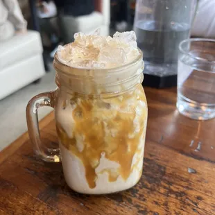 Iced Pumpkin Apple Macchiato Seasonal drink