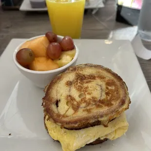 Cinnamon swirl sandwich