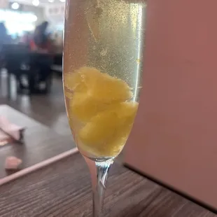 Pineapple compote mimosa