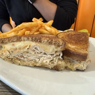 Turkey Ruben for those who prefer a different meat.