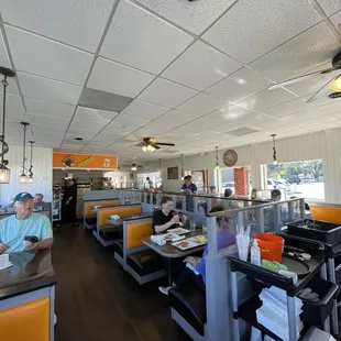 Inside seating