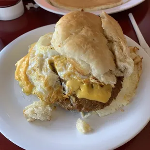Egg Biscuit Sandwich