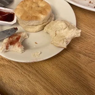 Biscuits not good though