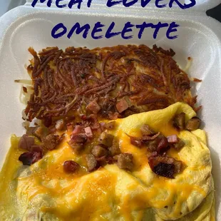Meat Lovers Omelette