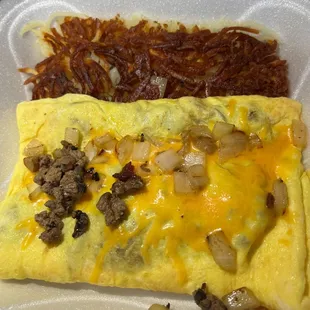 Steak Omelette
