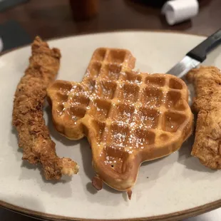 Chicken and waffle