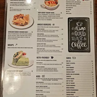 Updated Menu as of 05/17/2022