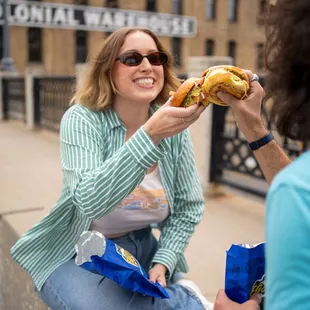 Sharing is caring at Egg on a Roll