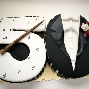 the number 50 with a tuxedo