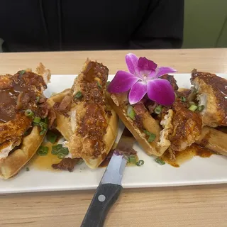 Spicy Chicken and Waffle