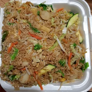 Vegetable Fried Rice to go