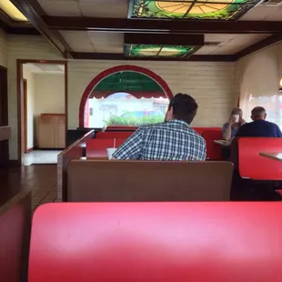 Inside this was a Taco Bell years ago with a fire pit out front