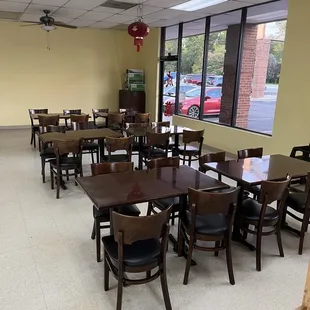 Plenty of seating (for a take out place)