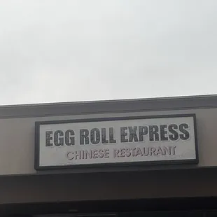 Outside sign