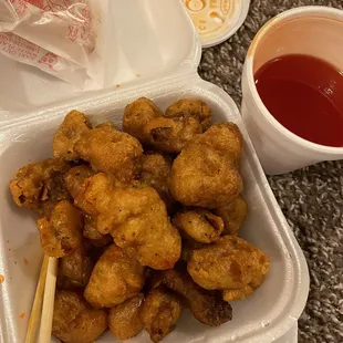 Small Sweet and Sour Pork (had already eaten some)