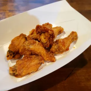 Chicken wings from Eggroll Express.