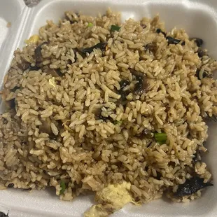 Mushroom fried rice