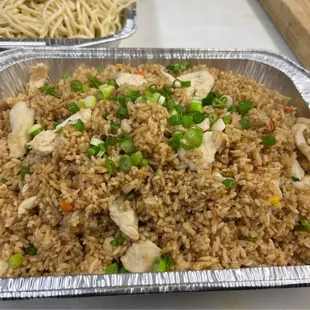 Chicken fried rice (party tray)