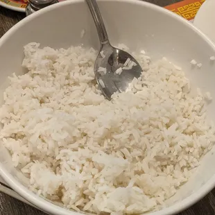 Steamed rice
