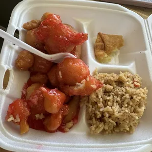 Sweet and sour chicken
