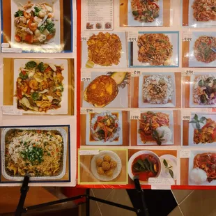 More pictures of different food items to order
