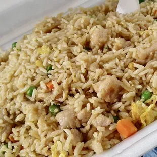 Chicken Fried Rice! It's to die for!
