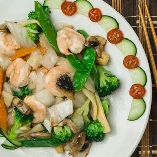 Shrimps with Mixed Vegetables