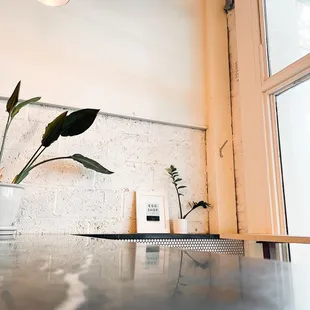 From the bar seating area