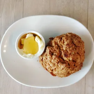 Buttermilk biscuit and honey butter