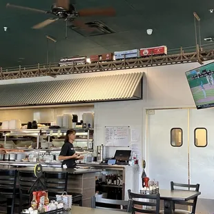 Very clean restaurant and the train is cool!  Wonderful service and food!