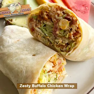 Zesty Buffalo Chicken Wrap