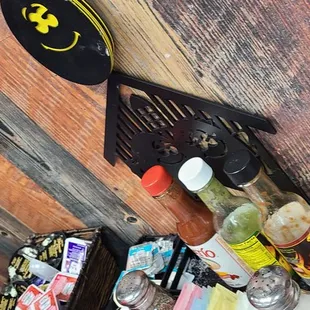 Egg works each table set up